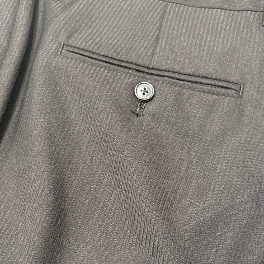Apt 9 Classic Black Men's Suit Sz 46R- pants 36x32 - Picture 14 of 15